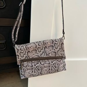 Hammitt VIP Medium in Snake Leather with Gunmetal Accents